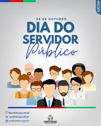 <p>DIA DO SERVIDOR P&Uacute;BLICO</p>