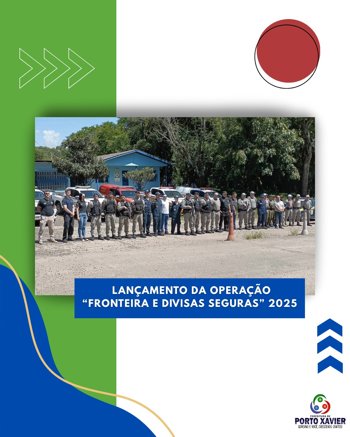 <p>LAN&Ccedil;AMENTO DA OPERA&Ccedil;&Atilde;O &ldquo;FRONTEIRA E DIVISAS SEGURAS&rdquo; 2025</p>