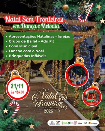<p>🎅✨ NATAL SEM FRONTEIRAS 2025 &ndash; EM DAN&Ccedil;A E MELODIA</p>