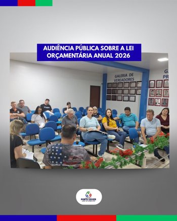 <p>&nbsp;AUDI&Ecirc;NCIA P&Uacute;BLICA SOBRE A LEI OR&Ccedil;AMENT&Aacute;RIA ANUAL 2026</p>