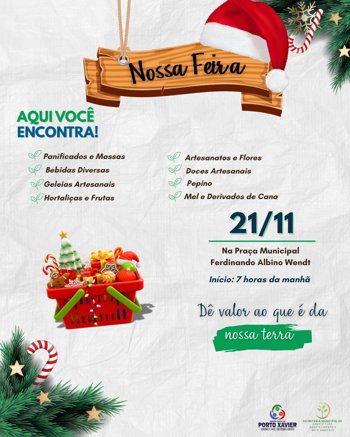 <p>NOSSA FEIRA E PROGRAMA AUX&Iacute;LIO NUTRICIONAL DO SERVIDOR ESPECIAL OFICINAS DE NATAL🎅🎄</p>