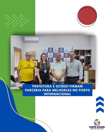 <p>PREFEITURA E SICREDI FIRMAM PARCERIA PARA MELHORIAS NO PORTO INTERNACIONAL</p>