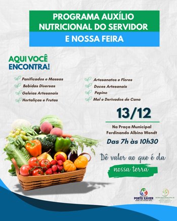 <div>
<div>
<div>
<p>MAIS UMA EDI&Ccedil;&Atilde;O DO PROGRAMA AUX&Iacute;LIO NUTRICIONAL DO SERVIDOR E NOSSA FEIRA ACONTECE NO DIA 13 DE DEZEMBRO&nbsp;</p>
</div>
</div>
</div>