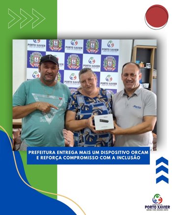 <h3><strong>Prefeitura entrega mais um dispositivo ORCAM e refor&ccedil;a compromisso com a inclus&atilde;o</strong></h3>