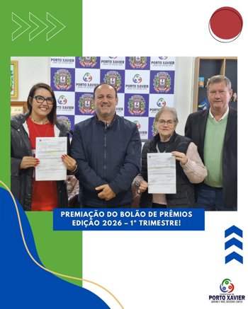 Entrega do Sorteio do Bol&atilde;o de Pr&ecirc;mios &ndash; 1&ordm; Trimestre de 2026 🎉