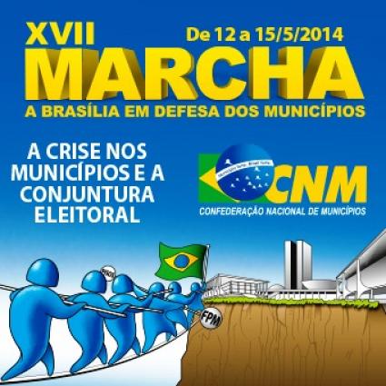 Prefeito participa da Marcha e visita ministérios