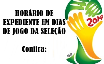 Horário de expediente em jogos da Seleção