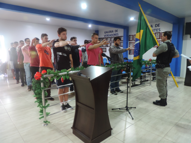CERIMÔNIA DE JURAMENTO À BANDEIRA
