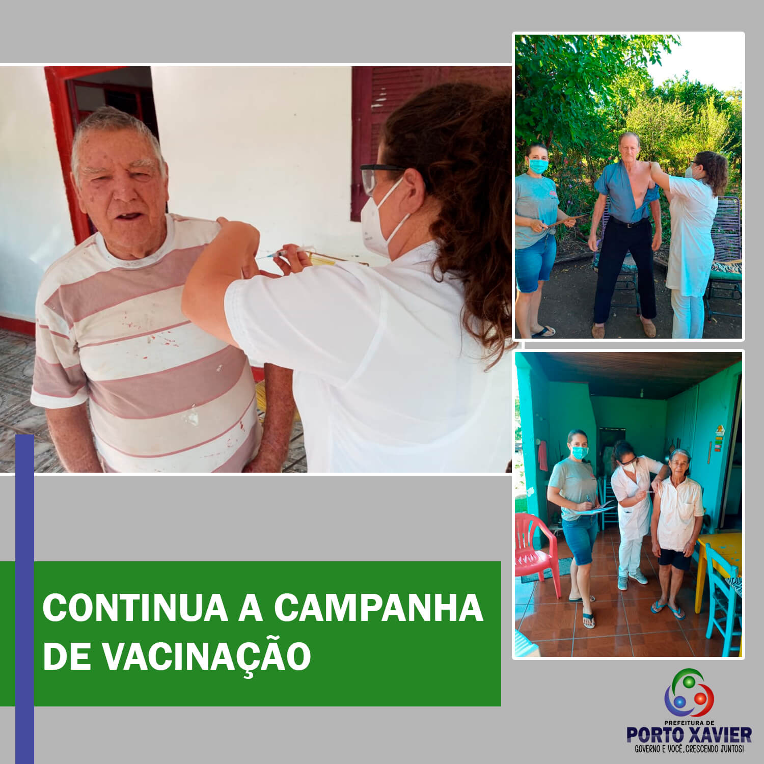 SECRETARIA MUNICIPAL DE SAÚDE CONTINUA CAMPANHA DE VACINAÇÃO