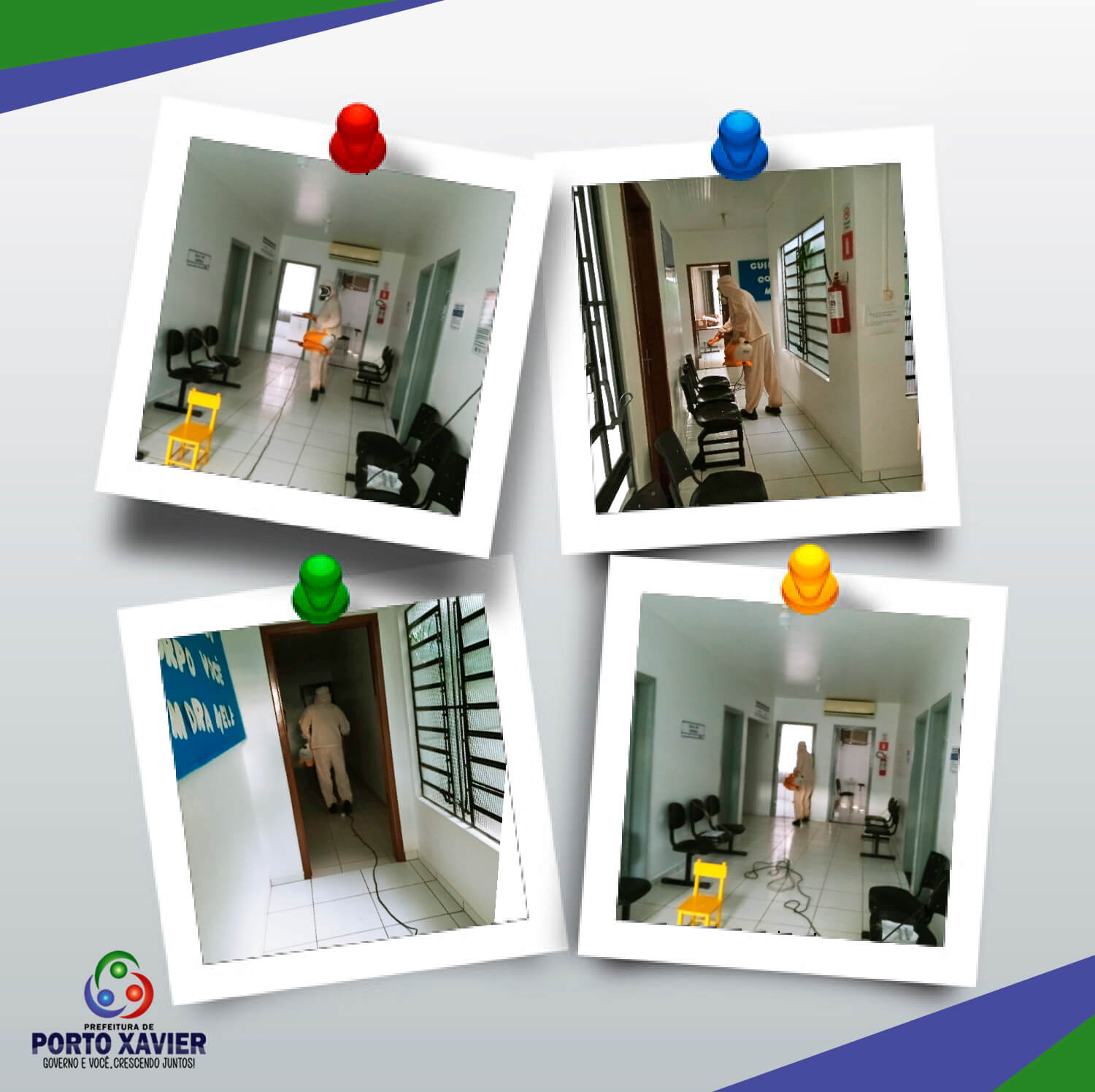 REALIZADA SANITIZAÇÃO NAS RUAS DA CIDADE E NOS POSTOS DE SAÚDE