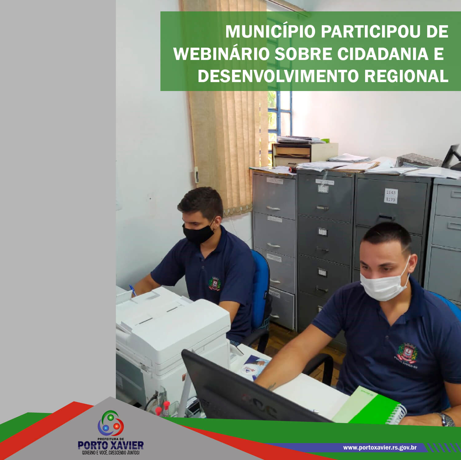 SERVIDORES MUNICIPAIS PARTICIPARAM DE WEBINÁRIO SOBRE CIDADANIA E DESENVOLVIMENTO REGIONAL