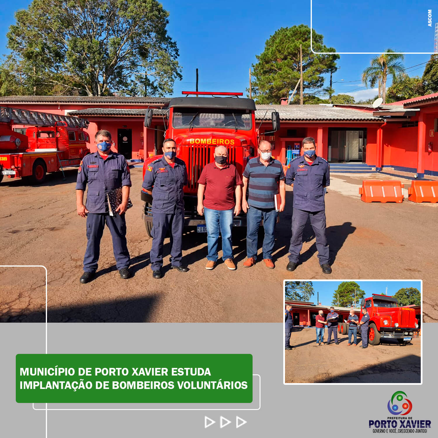 MUNICÍPIO DE PORTO XAVIER ESTUDA IMPLANTAÇÃO DE BOMBEIROS VOLUNTÁRIOS