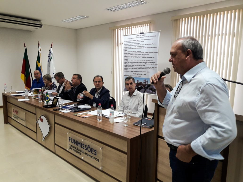 PREFEITO DE PORTO XAVIER, VILMAR KAISER, É O NOVO TESOUREIRO DA AMM/FUNMISSÕES