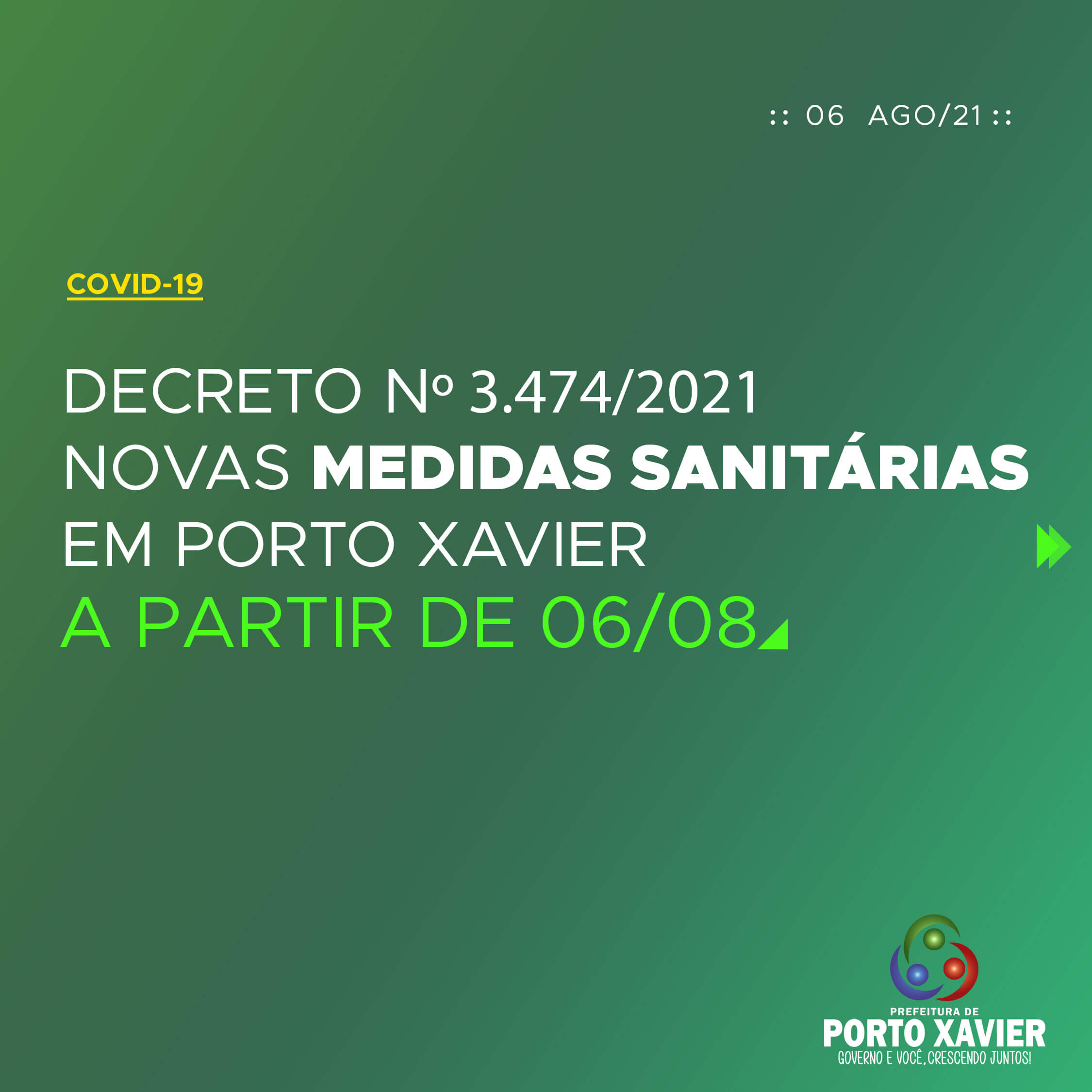 NOVOS PROTOCOLOS DE MEDIDAS SANITÁRIAS