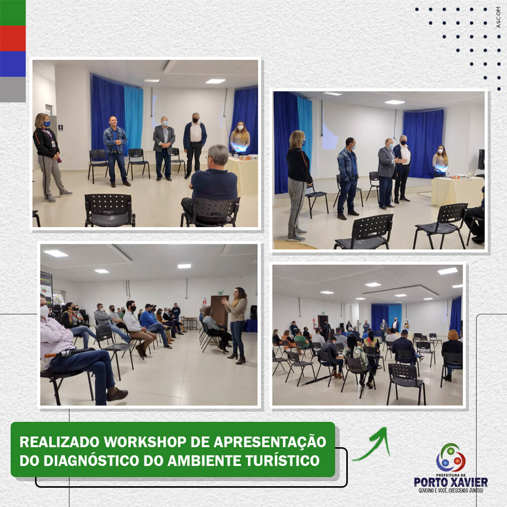 REALIZADO WORKSHOP DE APRESENTAÇÃO DO DIAGNÓSTICO DO AMBIENTE TURÍSTICO