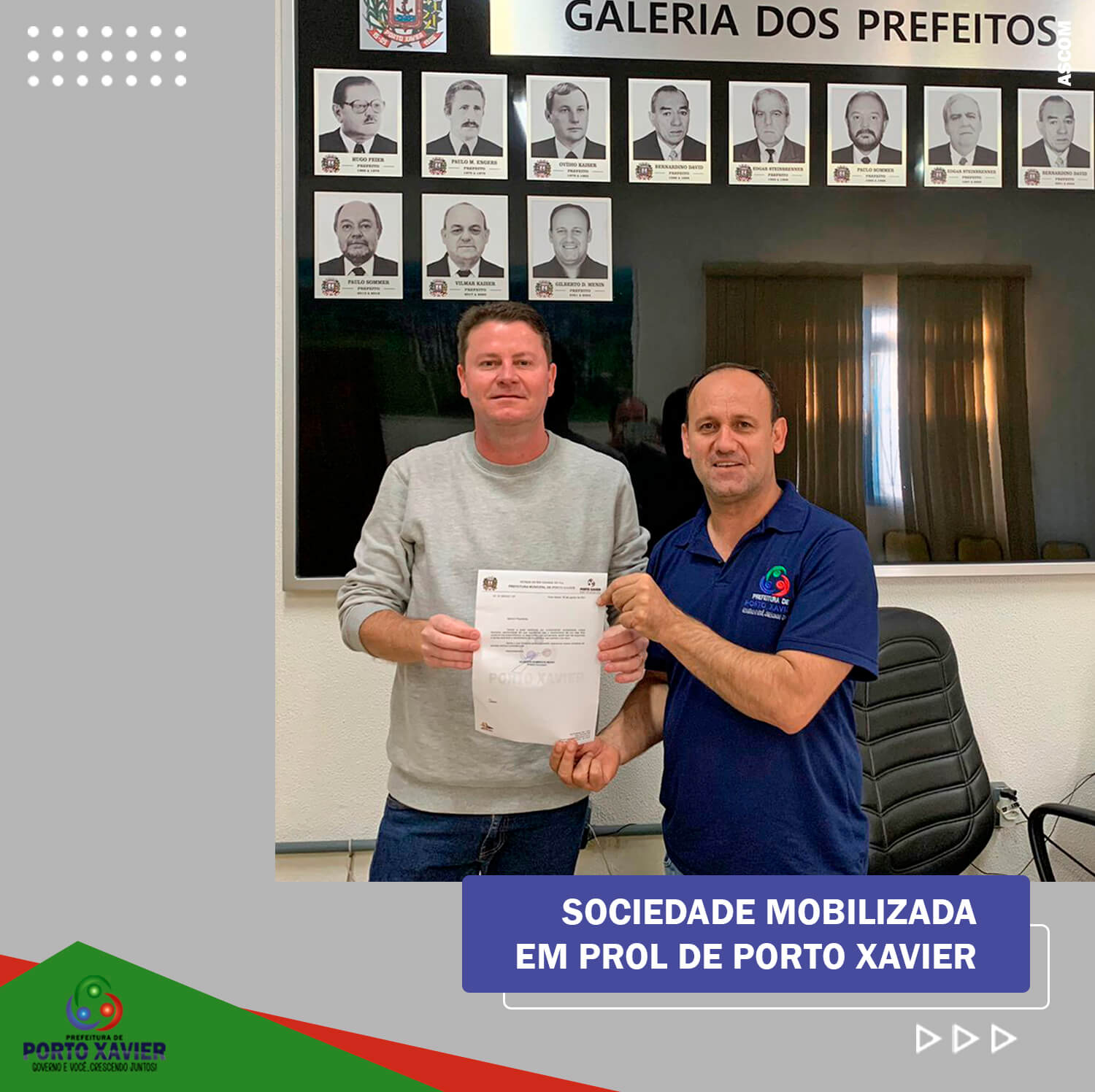 SOCIEDADE MOBILIZADA EM PROL DE PORTO XAVIER
