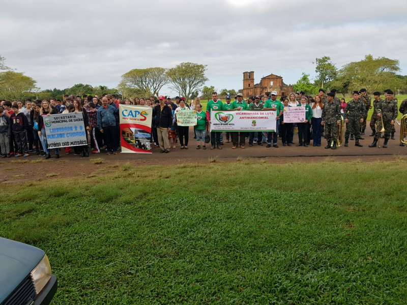 CAPS PARTICIPA DE VI CAMINHADA DA LUTA ANTIMANICOMIAL