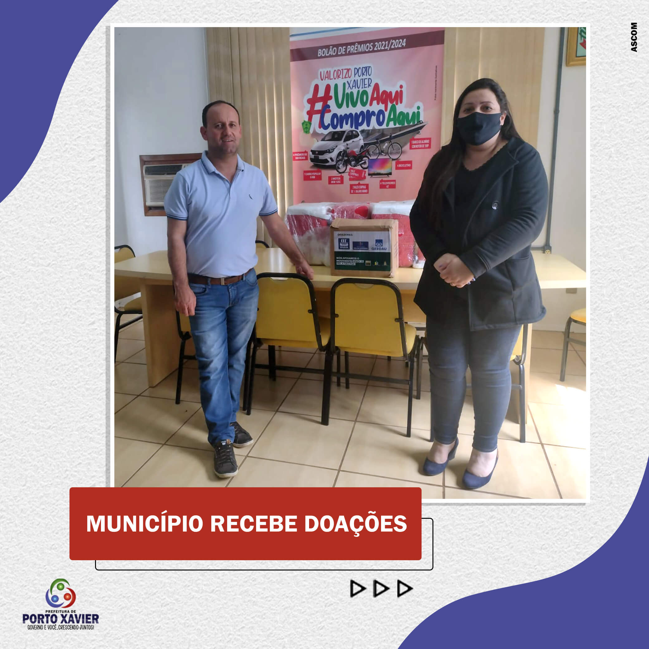 MUNICÍPIO RECEBE DOAÇÕES