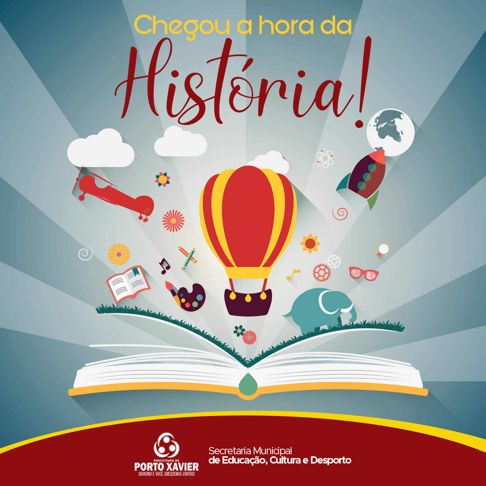 CHEGOU A HORA DA HISTÓRIA