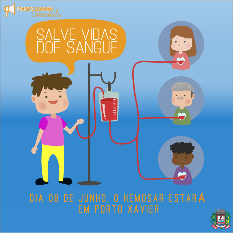 HEMOSAR estará em Porto Xavier na próxima sexta-feira