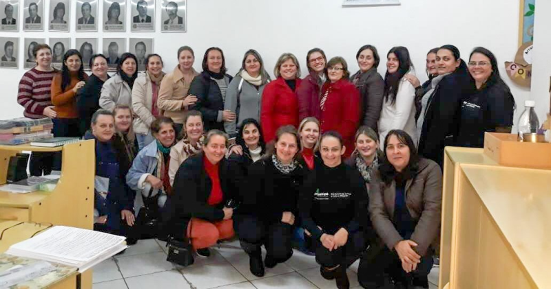 Encerra-se ciclo de formações voltados à alfabetização em Porto Xavier.