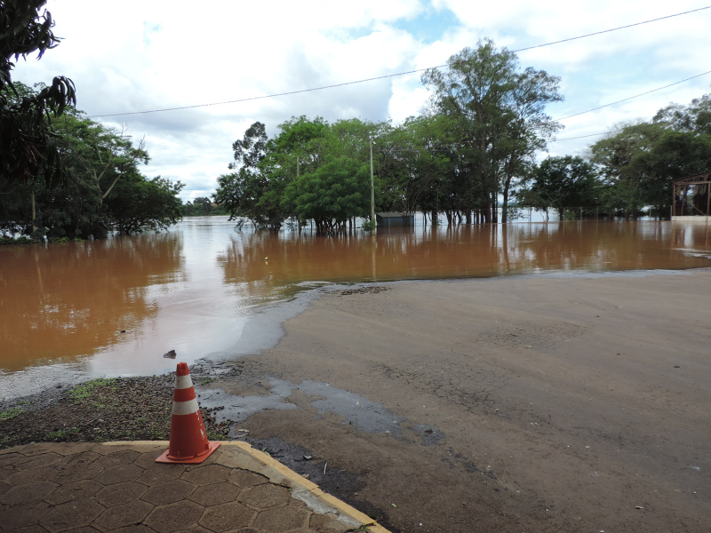 Rio Uruguai atinge 11m70cm em Porto Xavier