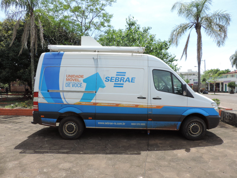 Unidade Móvel do SEBRAE em Porto Xavier 