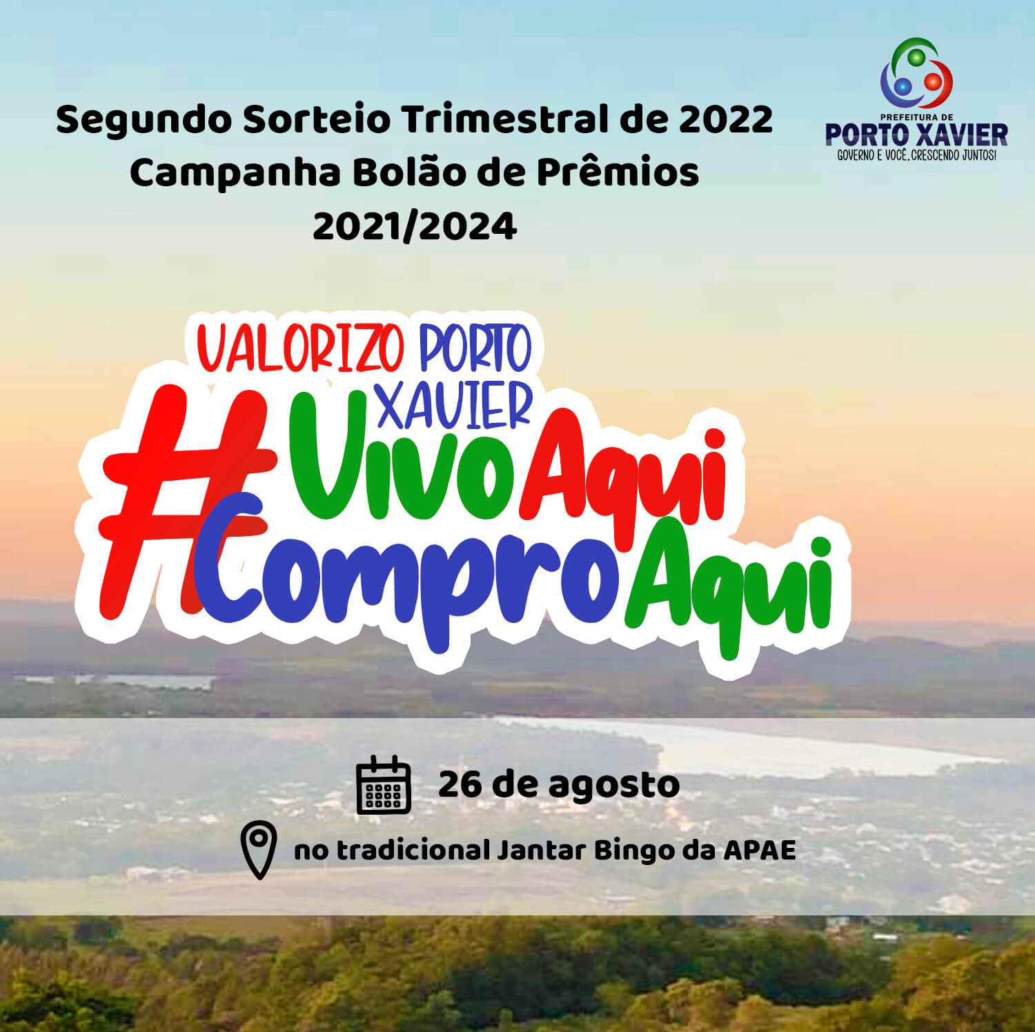 VEM AÍ O SEGUNDO SORTEIO TRIMESTRAL DE 2022 DA CAMPANHA BOLÃO DE PRÊMIOS 2021/2024