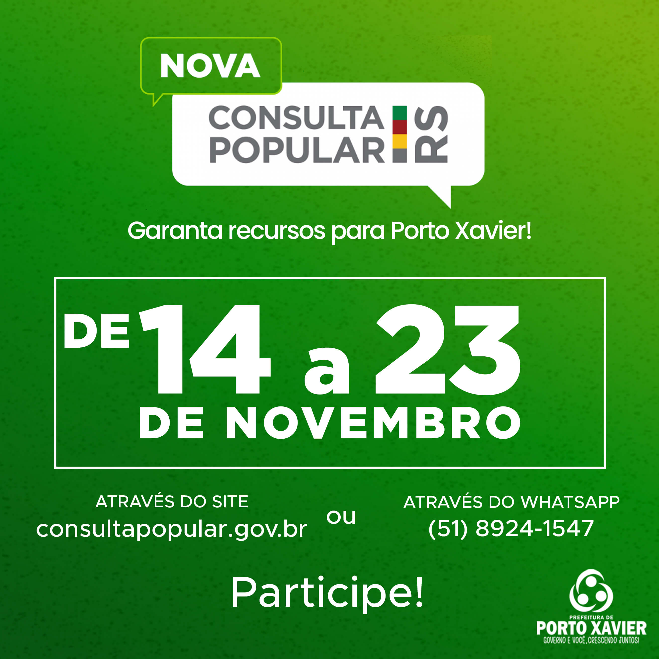 INICIADA VOTAÇÃO DA CONSULTA POPULAR 2022