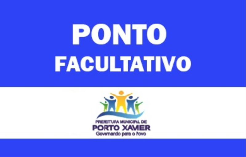 SEXTA-FEIRA, DIA 16, SERÁ PONTO FACULTATIVO