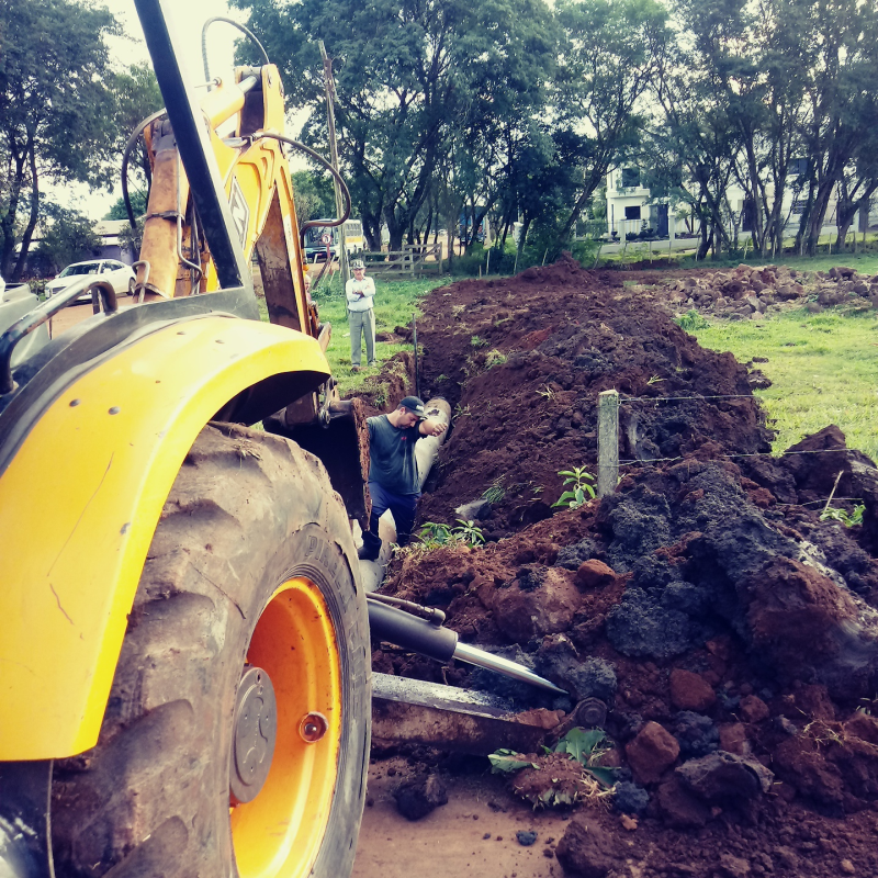 VENÂNCIO AIRES RECEBE DRENAGEM PLUVIAL