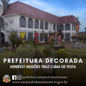 <p>PREFEITURA DECORADA PARA KERB!</p>