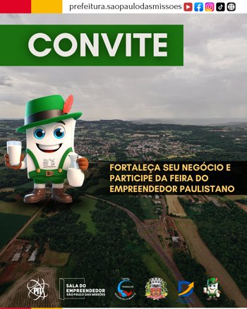 <span style="font-size: 12pt;">CONVITE | FEIRA DO EMPREENDEDOR PAULISTANO</span>