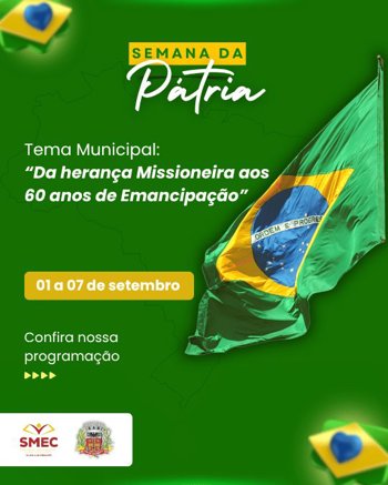 <span style="font-size: 12pt;">SEMANA DA P&Aacute;TRIA</span>