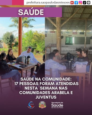 <span style="font-family: verdana, geneva, sans-serif; font-size: 12pt;">SA&Uacute;DE NA COMUNIDADE LEVA ATENDIMENTO AOS MORADORES DA LINHA ARABELA E JUVENTUS</span>