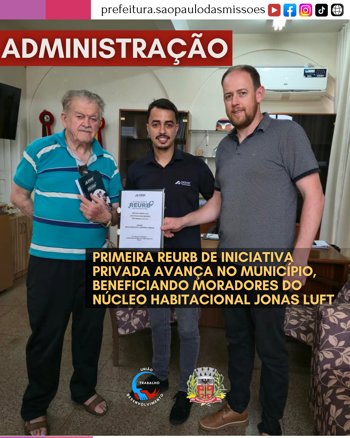 <span style="font-size: 12pt;">S&Atilde;O PAULO DAS MISS&Otilde;ES RECEBE PRIMEIRO PROJETO DE REGULARIZA&Ccedil;&Atilde;O FUNDI&Aacute;RIA URBANA DE INICIATIVA PRIVADA</span>