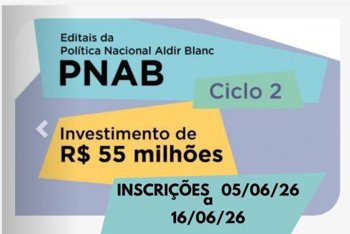 <p>EDITAIS DA POL&Iacute;TICA NACIONAL ALDIR BLANC - CICLO 2</p>