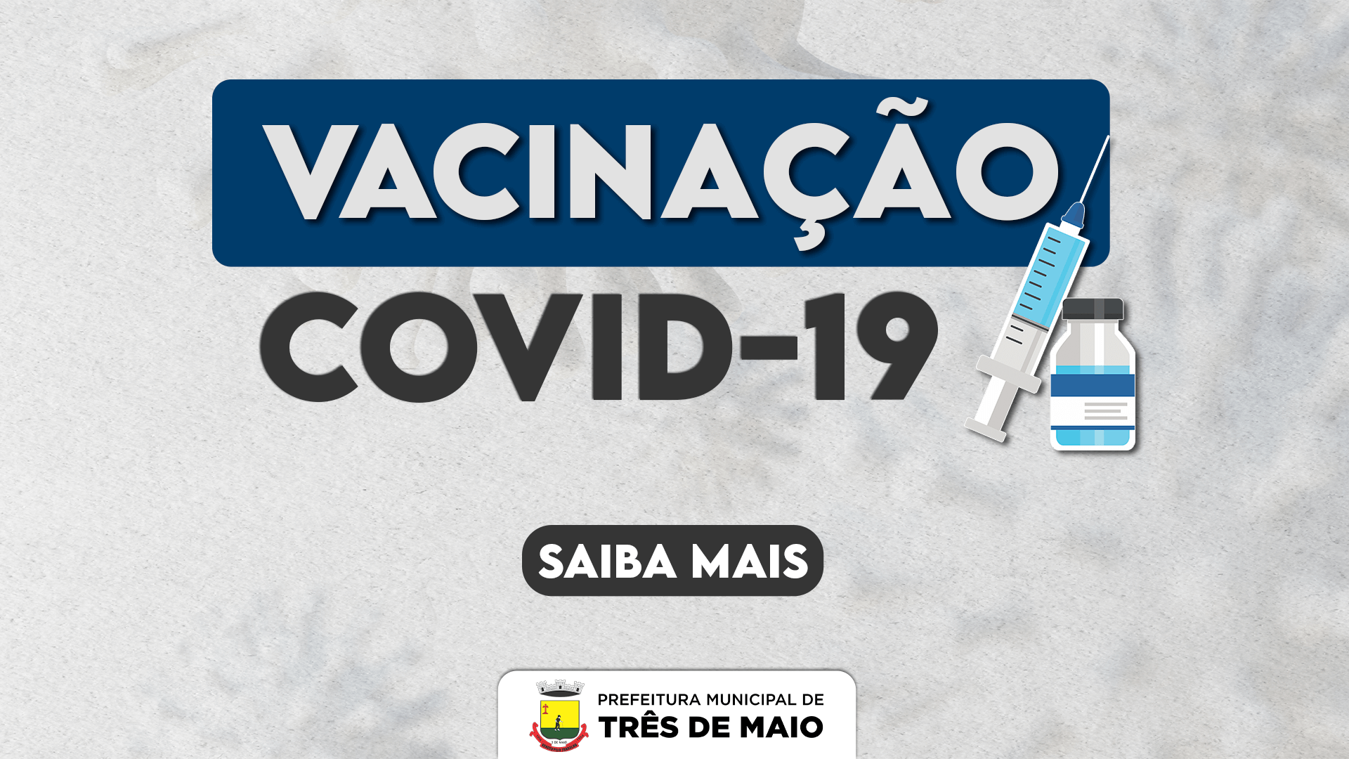<p>VACINA&Ccedil;&Atilde;O CONTRA A COVID-19 EST&Aacute; OCORRENDO</p>