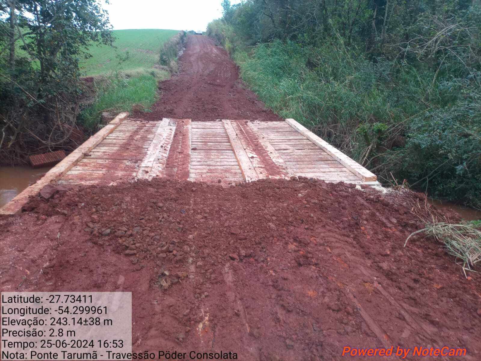 <p>PONTILH&Atilde;O EM CONSOLATA FOI CONSTRU&Iacute;DO</p>