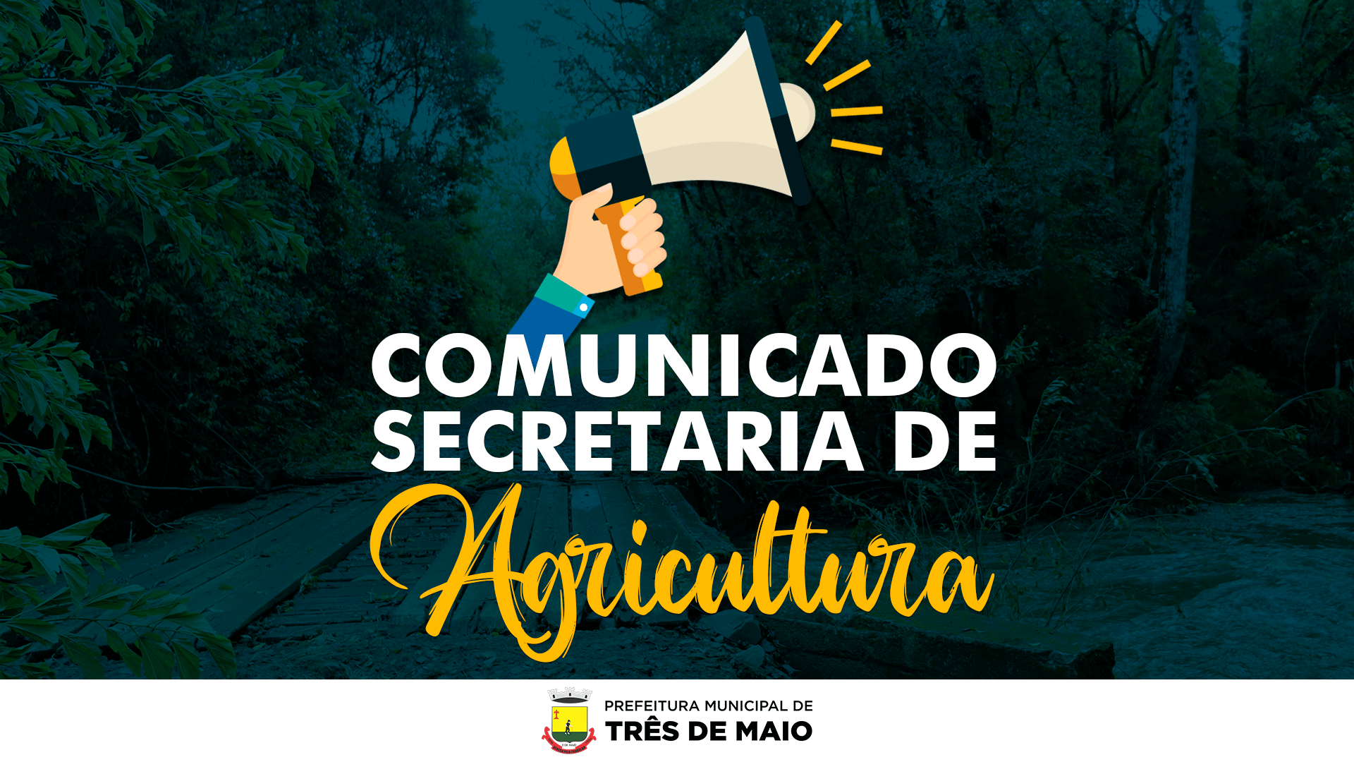 <p>COMUNICADO DA SECRETARIA DE AGRICULTURA</p>