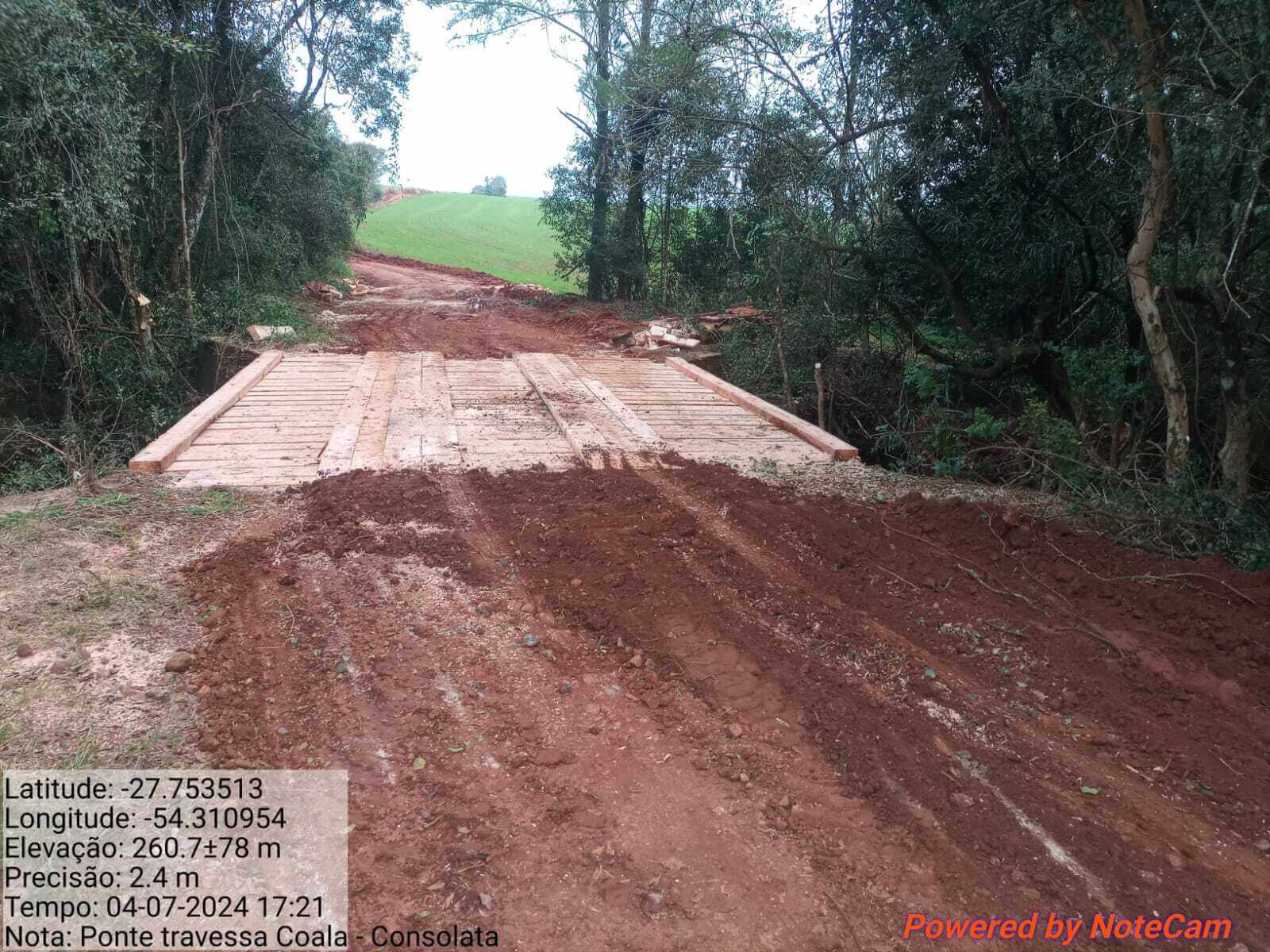 <p>PONTILH&Atilde;O NO DISTRITO DE CONSOLATA FOI RECUPERADO</p>