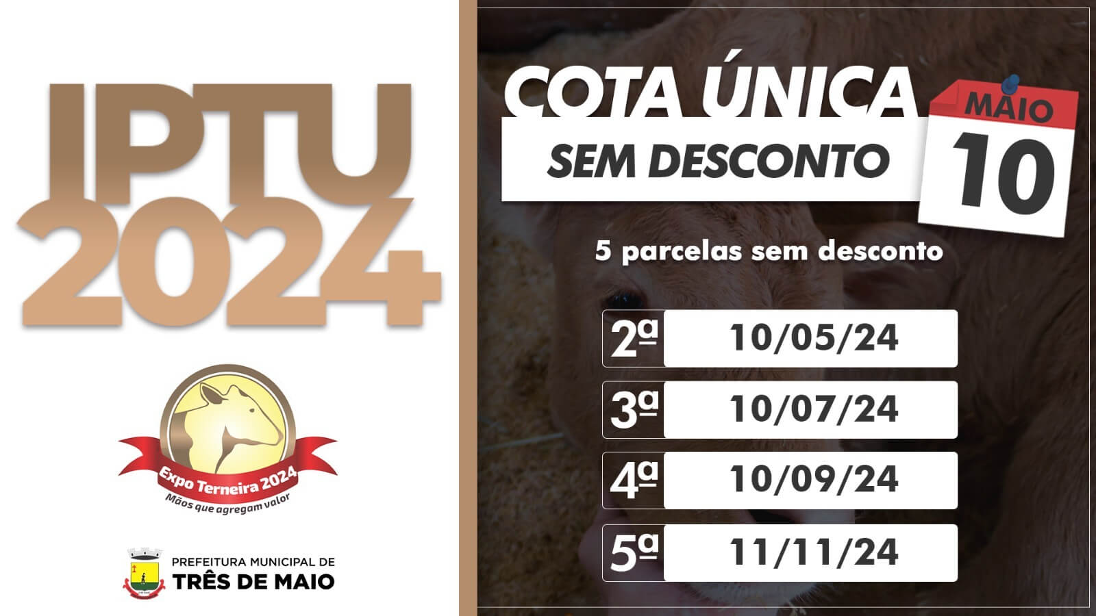 <p>PRAZO PARA O PAGAMENTO DO IPTU EM COTA &Uacute;NICA ENCERRA NESSA SEMANA</p>