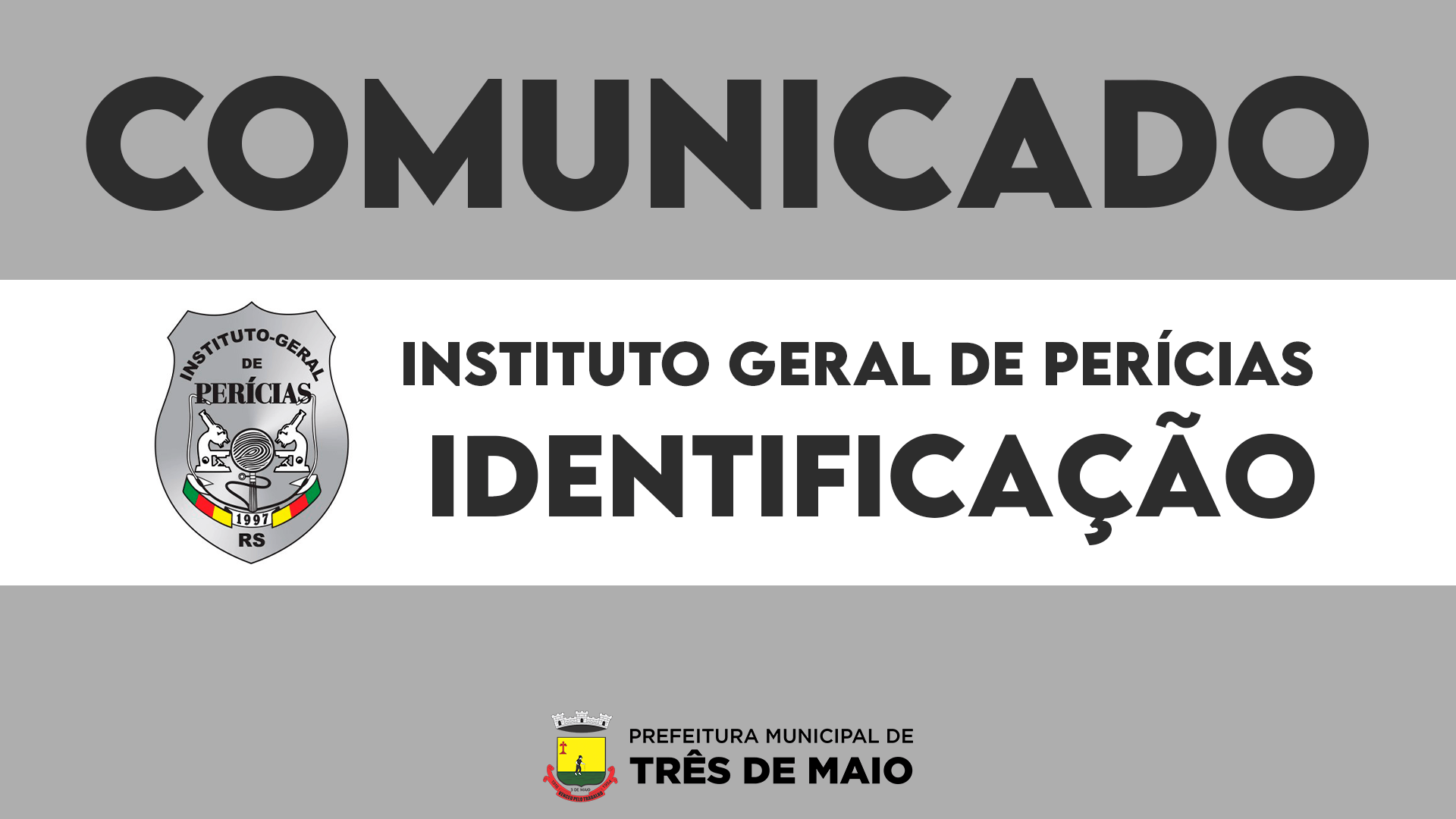 <p>COMUNICADO DO IGP-IDENTIFICA&Ccedil;&Atilde;O</p>