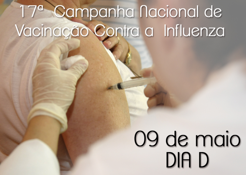 DIA D DE VACINAÇÃO CONTRA A INFLUENZA OCORRE SÁBADO