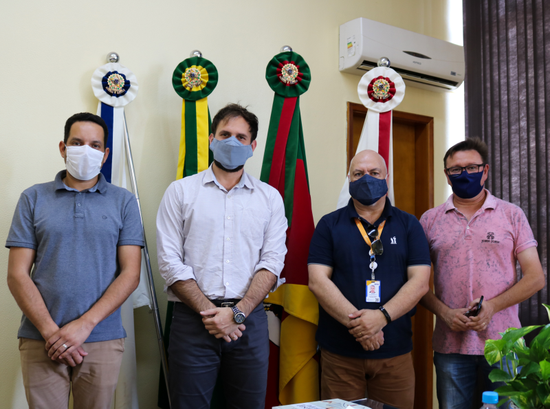 GERENTE DO SESC VISITA GABINETE MUNICIPAL