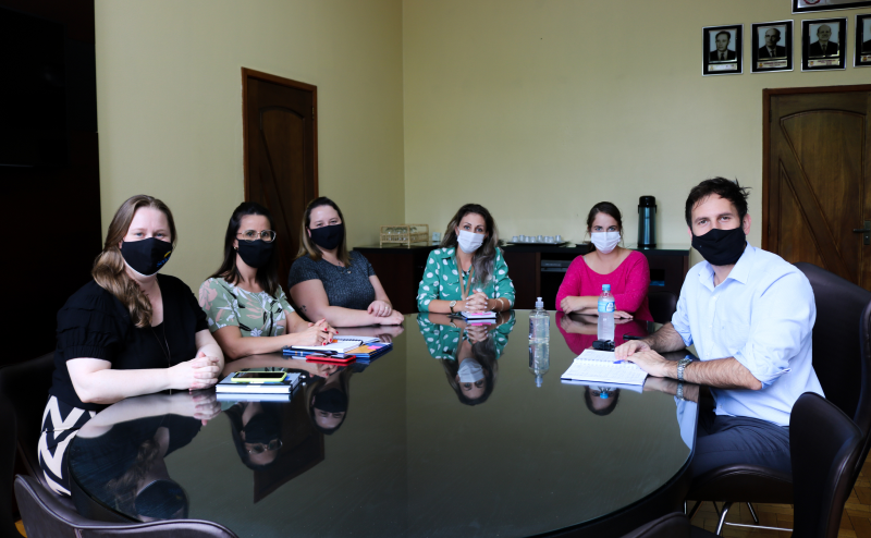 EQUIPE DO SENAC VISITA GABINETE MUNICIPAL