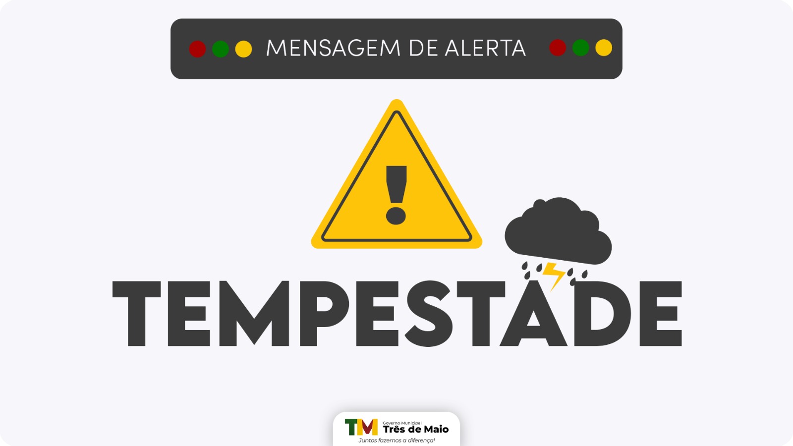<p>ALERTAS PARA TEMPESTADES COM VENTOS INTENSOS</p>