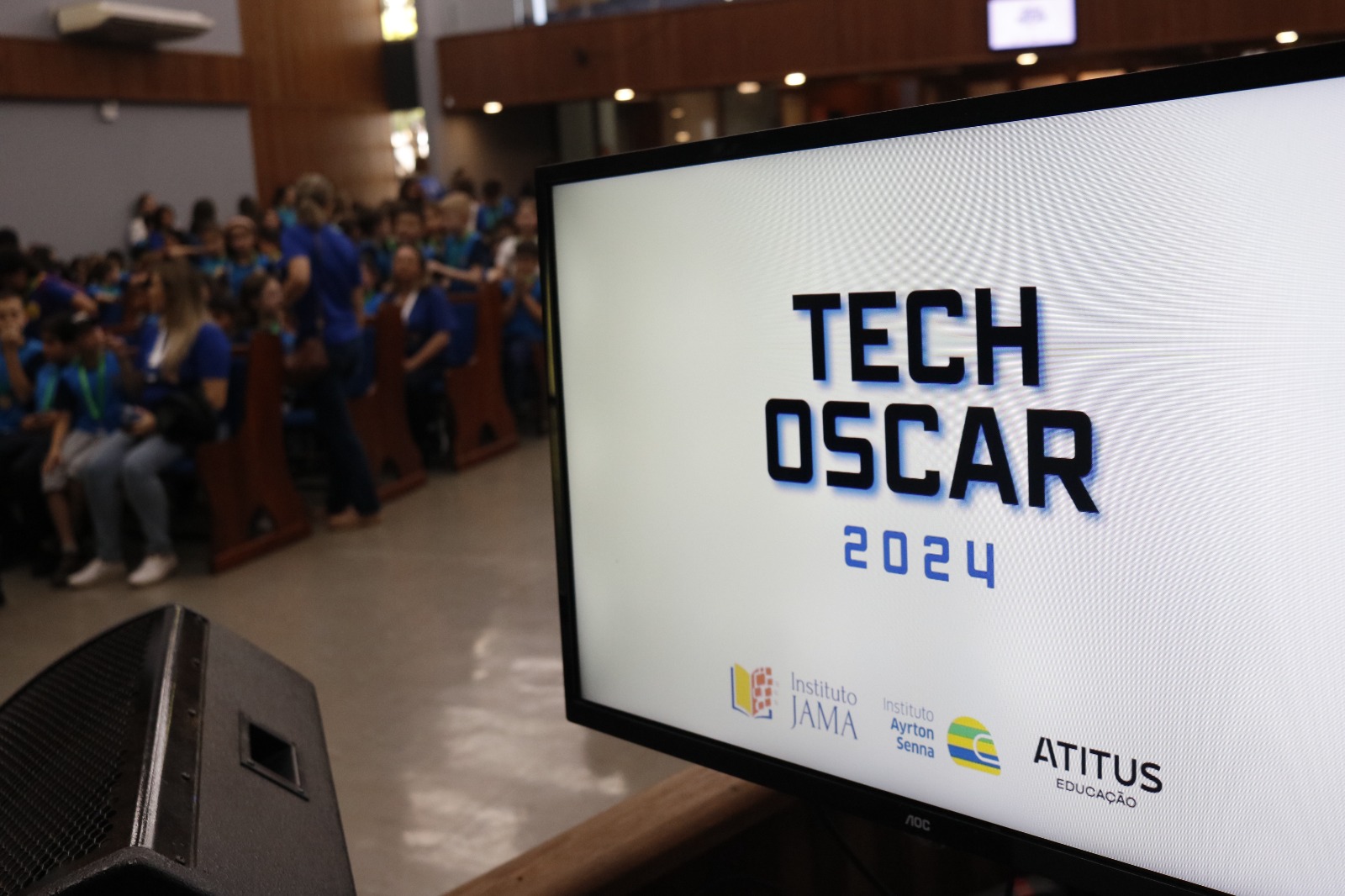 <p>TR&Ecirc;S DE MAIO RECEBE O PR&Ecirc;MIO DESTAQUE NO ENCERRAMENTO DO LETRAMENTO EM PROGRAMA&Ccedil;&Atilde;O &ndash; TECH OSCAR 2024</p>