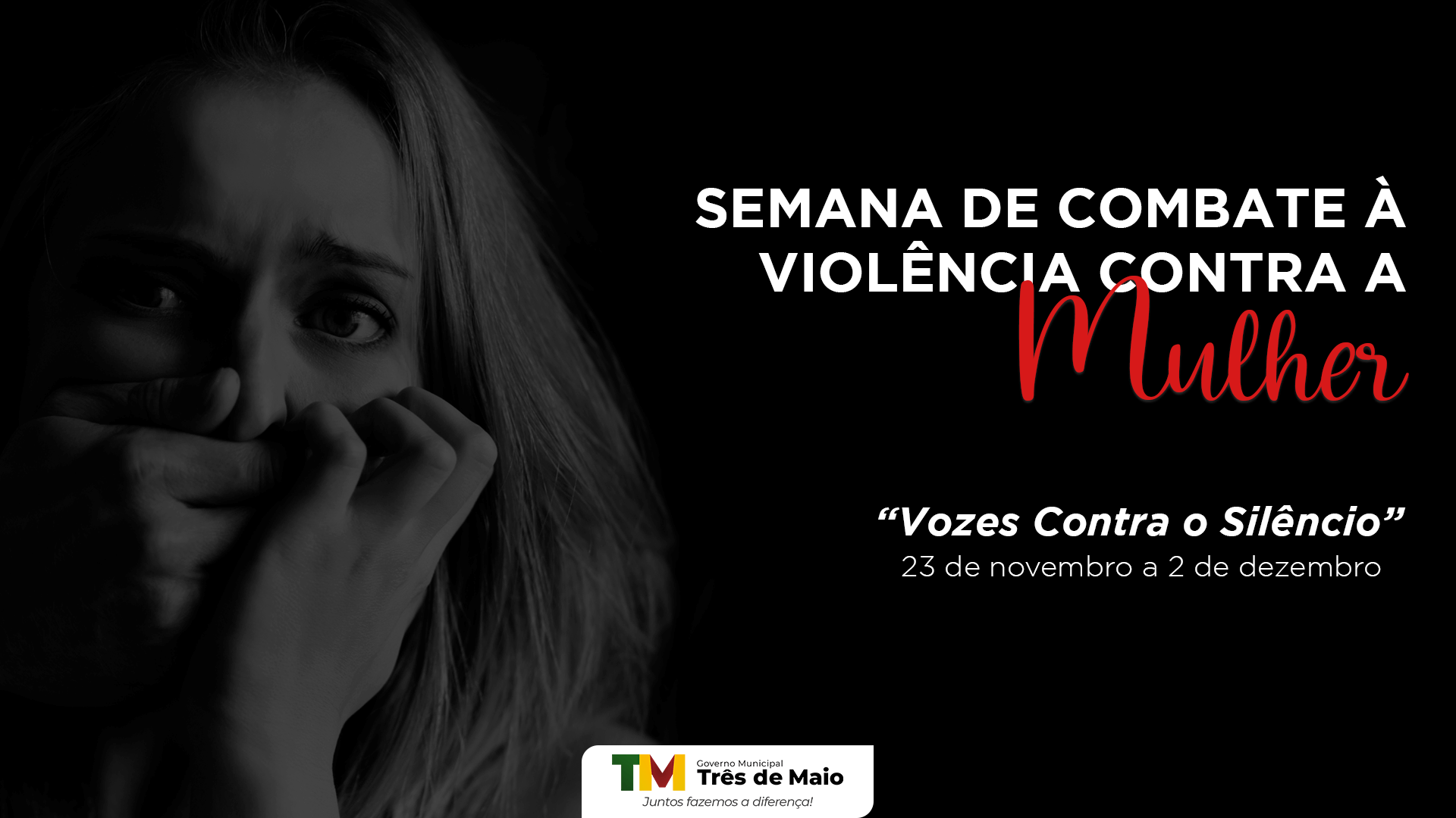 <p><strong>SEMANA DE COMBATE &Agrave; VIOL&Ecirc;NCIA CONTRA A MULHER INICIA NO PR&Oacute;XIMO S&Aacute;BADO</strong></p>