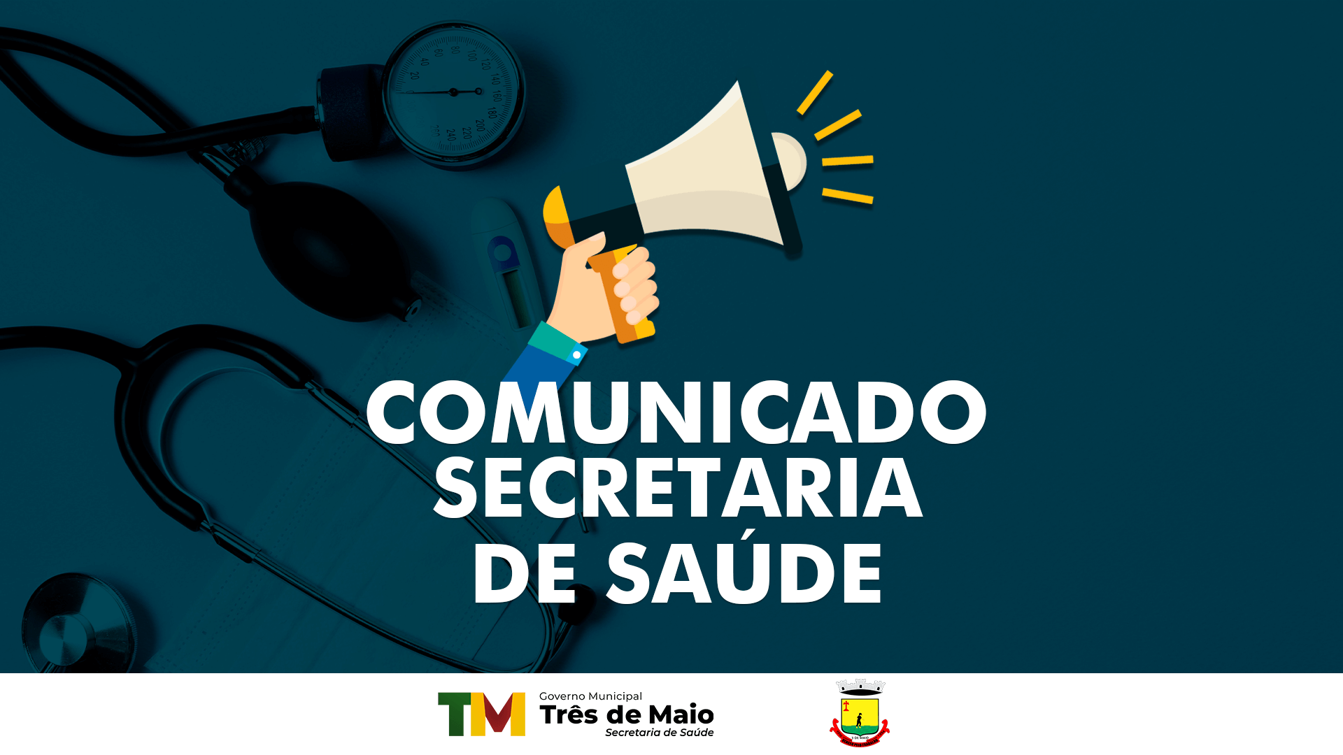 <p>COMUNICADO DA SECRETARIA DE SA&Uacute;DE</p>